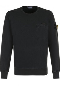 Однотонный хлопковый свитшот Stone Island