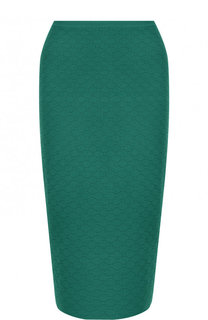 Однотонная юбка-миди из вискозы Diane Von Furstenberg