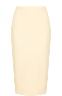Однотонная юбка-карандаш из шерсти Michael Kors Collection