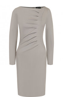 Однотонное приталенное мини-платье Giorgio Armani