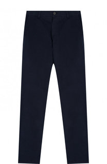 Хлопковые брюки прямого кроя Dal Lago