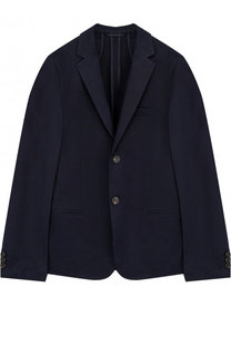 Хлопковый пиджак на двух пуговицах Dal Lago