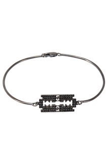 Серебряный браслет с кристаллами Caviar Jewellery