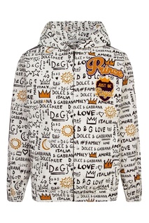 Куртка с контрастным принтом Dolce&Gabbana Children