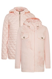 Двухсторонняя розовая куртка Ermanno Scervino Сhildren