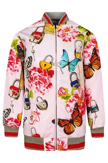 Куртка с комбинированным принтом Dolce&Gabbana Children