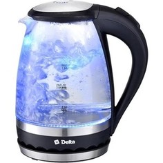 Чайник электрический Delta DL-1202 черный Дельта