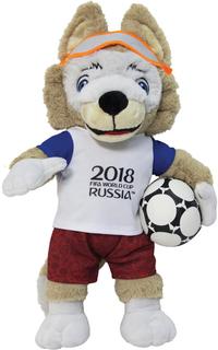 Мягкая игрушка FIFA -2018 Т11252 Волк Забивака, 40см