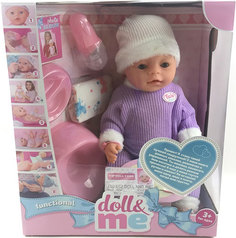 Кукла S+S TOYS 1010 Пупс DOLL&ME функциональный