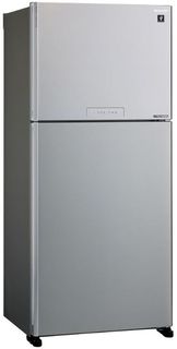 Холодильник SHARP SJ-XG55PMSL, двухкамерный, серебристый