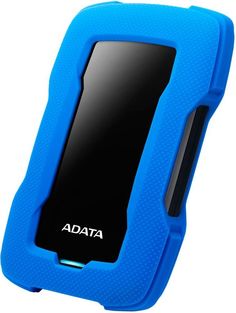 Внешний жесткий диск A-DATA DashDrive Durable HD330, 4Тб, синий [ahd330-4tu31-cbl]