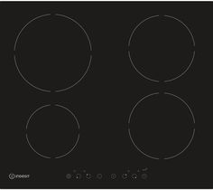 Индукционная варочная панель INDESIT IVIA 640 C, индукционная, независимая, черный