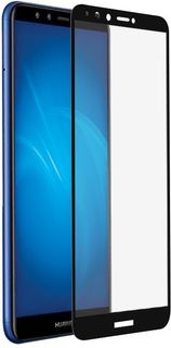 Защитное стекло для экрана DF hwColor-42 для Huawei Y9 2018, 1 шт, черный [df hwcolor-42 (black)]