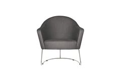 Кресло nina (sits) серый 77x77x78 см.