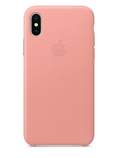 Аксессуар Чехол APPLE iPhone X Leather Case Soft Pink MRGH2ZM/A