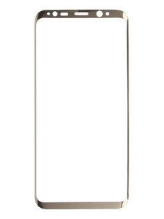 Аксессуар Защитное стекло Liberty Project для Samsung Galaxy S8 Tempered Glass 3D с рамкой 0.33mm Gold 0L-00032886