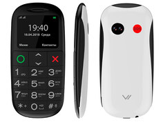 Сотовый телефон Vertex C312 Black-White
