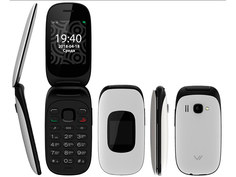 Сотовый телефон Vertex C314 Flip Black-White