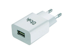 Зарядное устройство Ubik UHS12QC3M 1xUSB 3-1.3A Quick Charge Кабель microUSB White