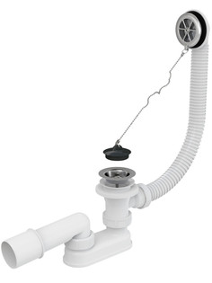 Сифон AlcaPlast A501 Chrom