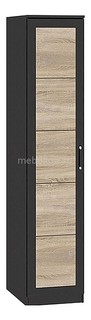 Шкаф для белья Токио СМ-131.10.004 венге цаво/венге цаво/дуб сонома Мебель Трия