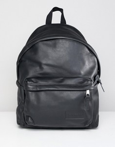 Уплотненный кожаный рюкзак объемом 24 л Eastpak PakR - Черный