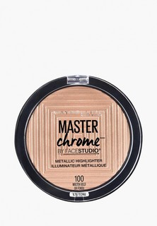 Хайлайтер Maybelline New York "Master Chrome" для сияния кожи, оттенок 100 Molten Gold, 6.7 г