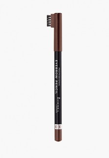 Карандаш для бровей Rimmel с щеточкой. Professional Eyebrow Pencil Re-pack. Тон 001 (dark brown)