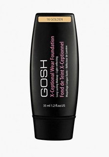 Тональное средство Gosh Gosh! X-Ceptional Wear устойчивый, 35 мл, 16 золотой