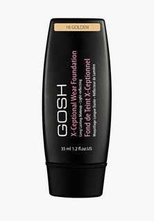 Тональное средство Gosh Gosh! X-Ceptional Wear устойчивый, 35 мл, 16 золотой