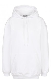 Хлопковая толстовка с капюшоном и логотипом бренда Balenciaga