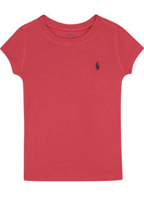 Футболка джерси с логотипом бренда Polo Ralph Lauren