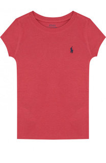 Футболка джерси с логотипом бренда Polo Ralph Lauren