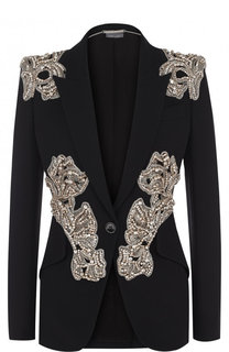 Приталенный жакет с декоративной отделкой Alexander McQueen