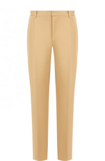 Хлопковые брюки прямого кроя CALVIN KLEIN 205W39NYC