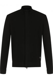 Кардиган на молнии из вискозы Emporio Armani