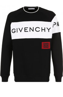 Хлопковый свитшот с принтом Givenchy