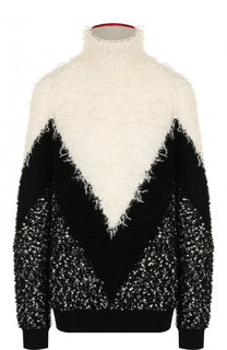 Пуловер свободного кроя с воротником-стойкой Givenchy
