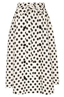 Льняная юбка в горошек Lisa Marie Fernandez