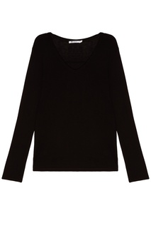 Черный лонгслив T by Alexander Wang