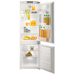 Встраиваемый холодильник комби Korting