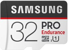 Карта памяти microSDXC UHS-I U1 SAMSUNG PRO Endurance 32 ГБ, 100 МБ/с, Class 10, MB-MJ32GA/RU, 1 шт., переходник SD