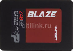 SSD накопитель PATRIOT Blaze PB240GS25SSDR 240Гб, 2.5&quot;, SATA III Патриот