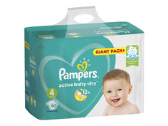 Подгузники Pampers Active Baby-Dry Maxi 8-14кг 90шт 8001090459107