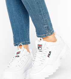 Белые кроссовки Fila Disruptor - Белый