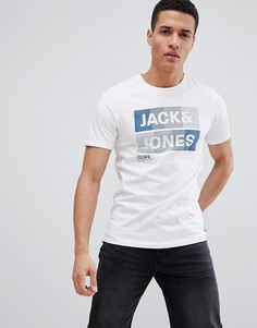 Футболка с логотипом Jack & Jones - Белый