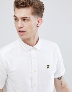 Оксфордская рубашка с короткими рукавами Lyle & Scott - Белый