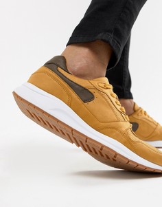 Pull&Bear trainer in yellow with brown detailing - Желтый Pull&;Bear