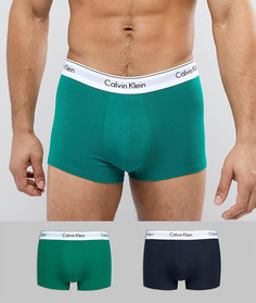 Набор из 2-х хлопковых боксеров-брифов Calvin Klein Modern - Мульти