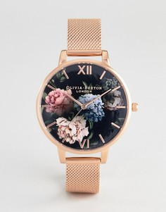Золотисто-розовые часы Olivia Burton OB16WG52 - Золотой